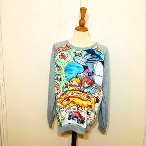 UGET long sleeve My Neighbor Totoro Sweatshirt Pullover Shirt Top